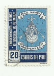 Stamps Peru -  Navidad  pro - cartero