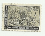 Stamps Peru -  Centenario de Pallasca
