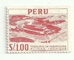Stamps : America : Peru :  Fortaleza de Paramonga, Ruinas Incas