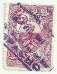 Stamps America - Peru -  Tumbes primera zona productora de tabaco nacional