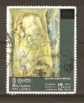 Stamps Sri Lanka -  PINTURA   SOBRE   ROCA