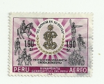 Stamps : America : Peru :  Homenaje a la Guardia Civil