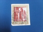 Stamps Spain -  Ed:1366 - Claustro del Monasterio de Silos - Exposición de Arte Románico- Consejo de Europa.