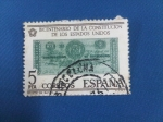 Stamps Spain -  Bicentenario de la Const.de EEUU. E=2324