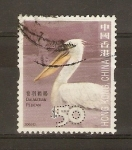 Stamps Hong Kong -  PELÌCANO   DALMATA