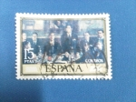 Stamps Spain -  Día del Sello.-La Tertulia de Pombo-Pintor:Solana-Ed:2084