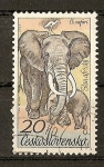 Stamps Czechoslovakia -  Animales Africanos,