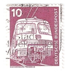 Sellos del Mundo : Europa : Alemania : Tren electrico