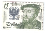 Stamps Spain -  Carlos I