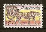 Sellos de Europa - Checoslovaquia -  Animales Africanos.