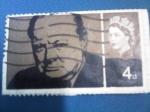 Stamps United Kingdom -  Muerte de Sir Winston Churchil.