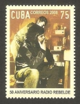 Stamps Cuba -  50 anivº de radio rebelde