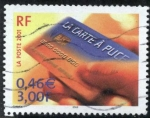 Stamps : Europe : France :  Tarjeta inteligente