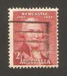 Sellos de Oceania - Australia -  150 anivº de newcastle, j. shortland