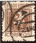 Stamps : Europe : Spain :  Cifras 2 ctmos