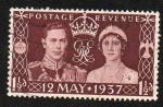 Stamps United Kingdom -  Coronación