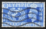 Sellos de Europa - Reino Unido -  Juegos Olímpicos Londres 1948