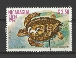Stamps Nicaragua -  Reptiles.