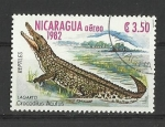 Sellos del Mundo : America : Nicaragua : Reptiles.