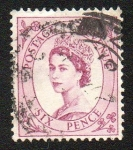 Stamps United Kingdom -  Queen Elizabeth