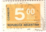 Sellos del Mundo : America : Argentina : numero