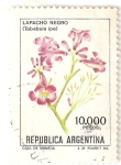 Sellos del Mundo : America : Argentina : Flores - Lapacho Negro