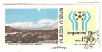 Sellos de America - Argentina -  Cordillera - Mundial 78´