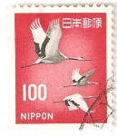 Sellos de Asia - Japn -  grullas
