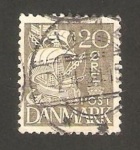 Stamps : Europe : Denmark :  barco de vela