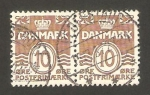 Stamps Denmark -  cifra