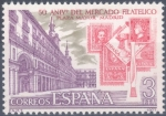 Sellos de Europa - Espa�a -  ESPAÑA 1977_2415 50 aniversario del Mercado Filatélico de la Plaza Mayor de Madrid. Scott 2043