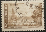 Stamps Argentina -  tierra de fuego riqueza austral