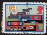 Sellos de Europa - Reino Unido -  Canales - Brecknock and Abergavenny