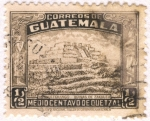 Stamps Guatemala -  Ruina de Zakuleu