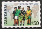 Stamps Africa - Tanzania -  world cup 1986