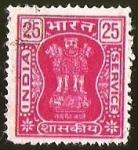 Stamps : Asia : India :  INDIA SERVICE