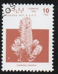 Stamps Morocco -  Sáhara Occidental - Cardón resinoso