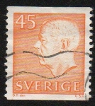Stamps Sweden -  Rey Gustavo VI Adolfo de Suecia