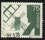 Stamps Sweden -  Molinos de viento