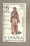 Sellos de Europa - Espaa -  Vestido regiona Ifni