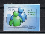Stamps : Europe : Spain :  Edifil  4642  Valores Cívicos.  " Por el respeto en la Red. "