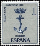 Stamps : Europe : Spain :  Semana Naval en Barcelona