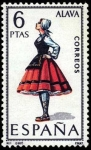 Stamps Spain -  Trajes típicos Españoles