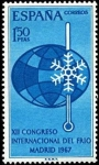 Stamps : Europe : Spain :  Congreso Internacional del Frio