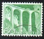 Stamps Switzerland -  Paisajes y tecnología - Puente