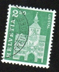 Stamps Switzerland -  Edificios - Liestal