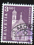 Stamps Switzerland -  Edificios - Engelberg