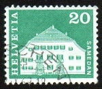 Stamps Switzerland -  Edificios - Samedan