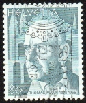 Stamps Switzerland -  Thomas Mann