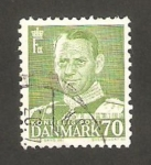 Stamps : Europe : Denmark :  rey frederic IX